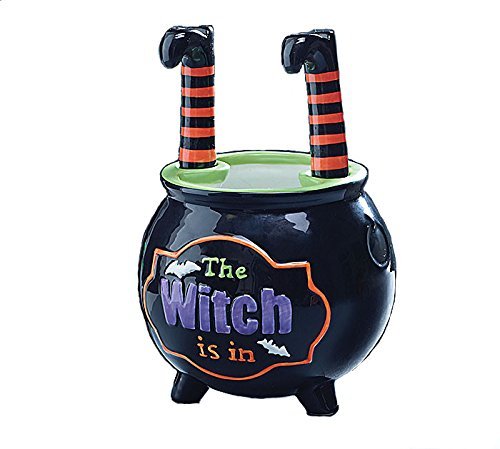 Halloween Caldron Bowl with Witch Leg Spreaders