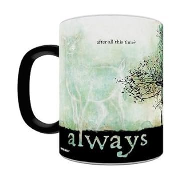 Morphing Mugs Harry Potter Severus Snape - Always Quote Heat Reveal Ceramic Coffee Mug - 11 Ounce