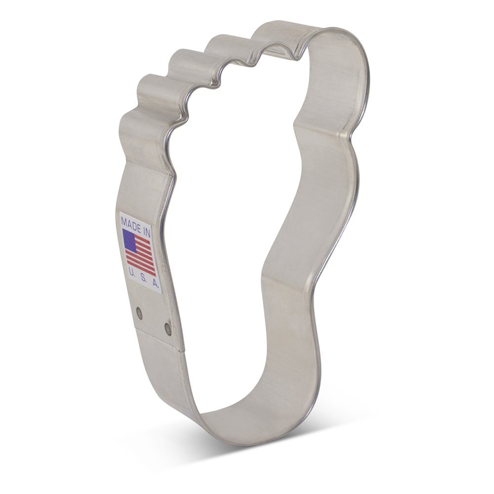 Foot Shape Cookie Cutter, Metal