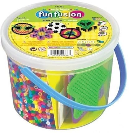 Perler Beads 6000 Count Bucket-Multi Mix New