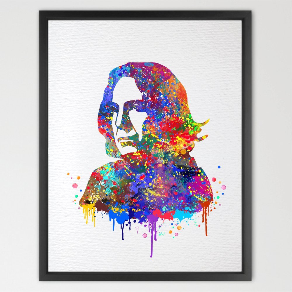 Dignovel Studios 13X19 Severus Snape Harry Potter Inspired Watercolor illustration Art Print Wall Art Poster Home Decor N045