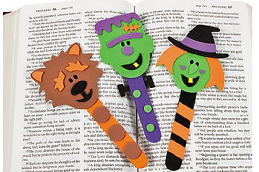 Halloween Character Bookmark Craft Kit 1 Dozen