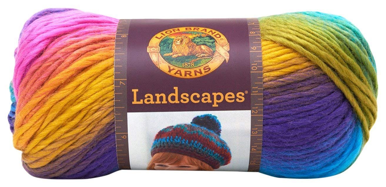Lion Brand Yarn 545-201 Landscapes Yarn, Boardwalk
