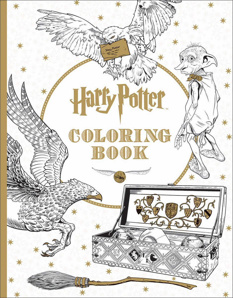 Harry Potter Coloring Book Filled with intricate illustrations and elaborate designs used in the making of the Harry Potter films, this book invites you to imbue the wizarding world with color in your own explorations of Hogwarts Castle, the Forbidden Forest, and much more.