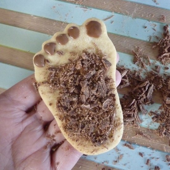 Add the Grated Chocolate to the cookie adding grated chocolate to the cookie