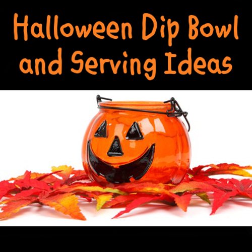 Halloween dip bowls and serving ideas for dips Halloween themed dip and spread bowls and containers