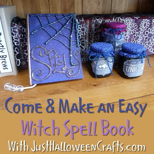 How to make a spells book witch wizard design free tutorial craft with photos
