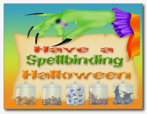 Have a spellbinding Halloween witch postcard Witch hand postcard image