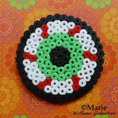 halloween perler bead patterns eyeball design