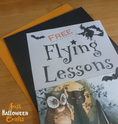 black orange card for layering Halloween poster