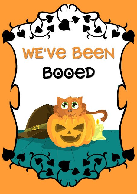 we've been booed print freebie