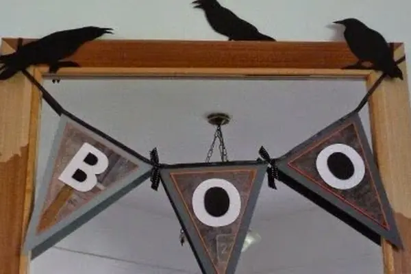 Halloween Boo Banner Craft Tutorial