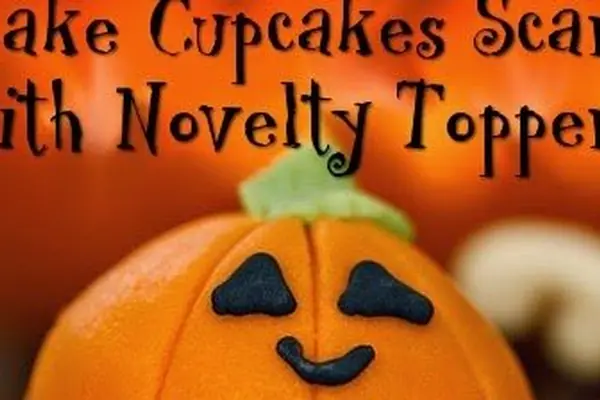 Make Scary Halloween Cupcakes with Toppers