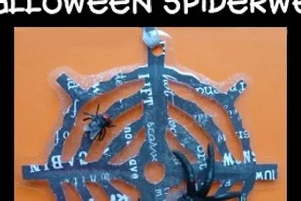 Spiderweb Paper Craft for Young Kids