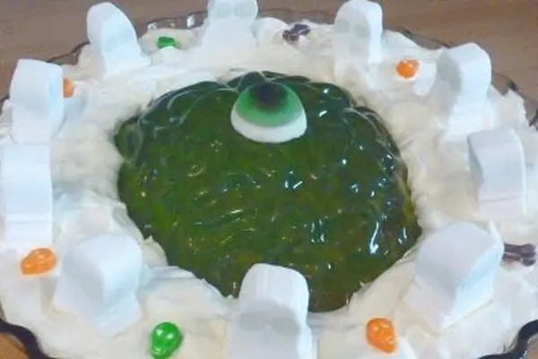 Zombie Brain Jello Trifle