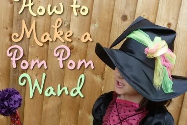 How to Make a Pom Pom Wand Tutorial