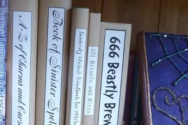 Halloween Book Spines Free Printables