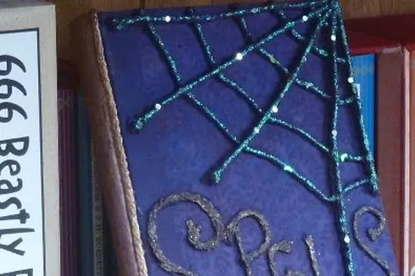 How to Make a Witch Spell Book Tutorial