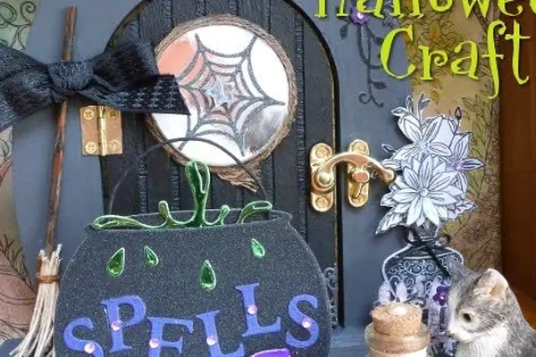 Make Your Own Halloween Fairy Door Craft