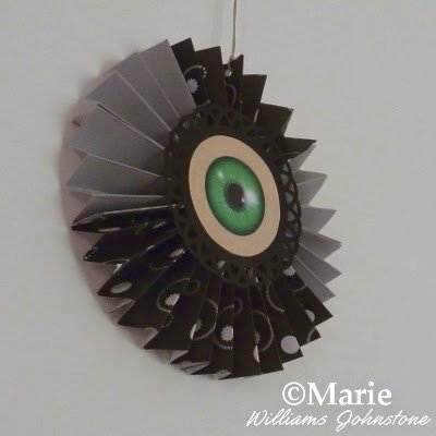 Eyeball decoration hanging up