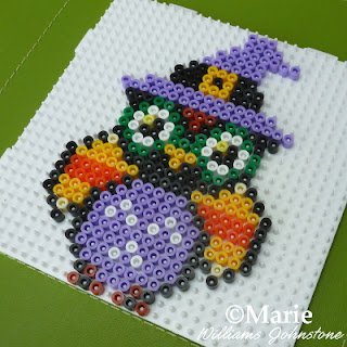 Finished design of pattern prior to ironing